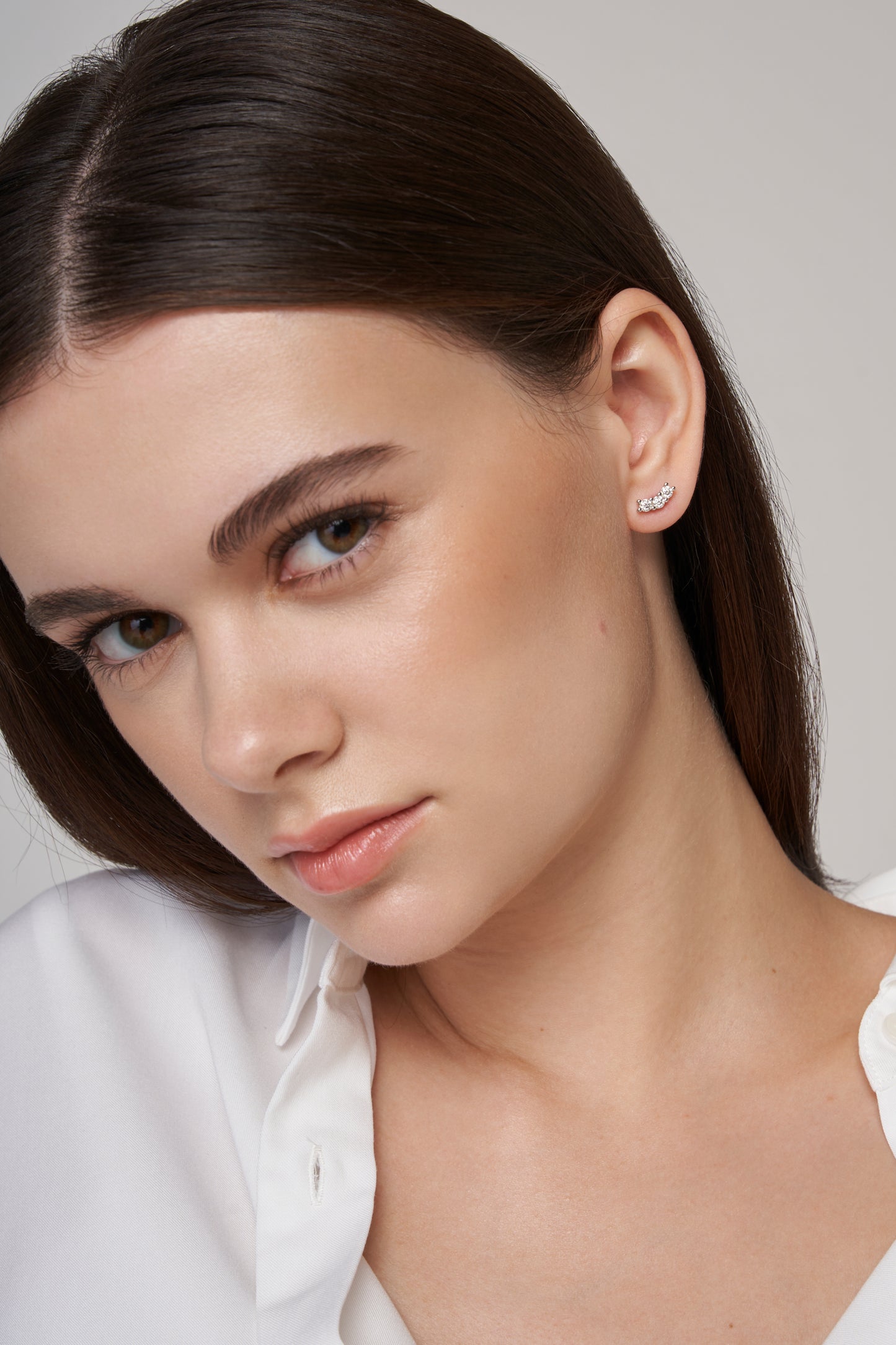 Cluster Moissanite Earrings