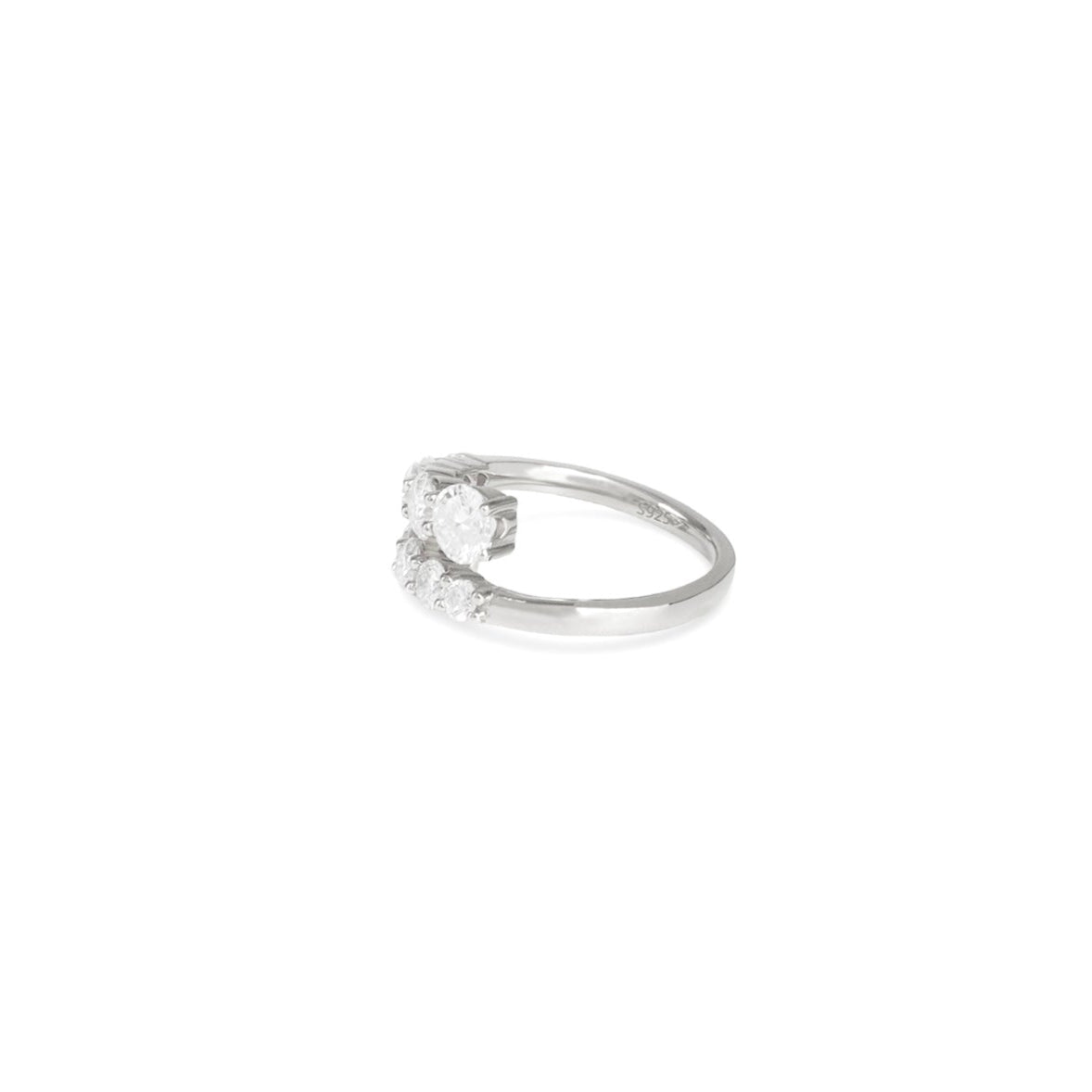Comet Wrap Moissanite Ring