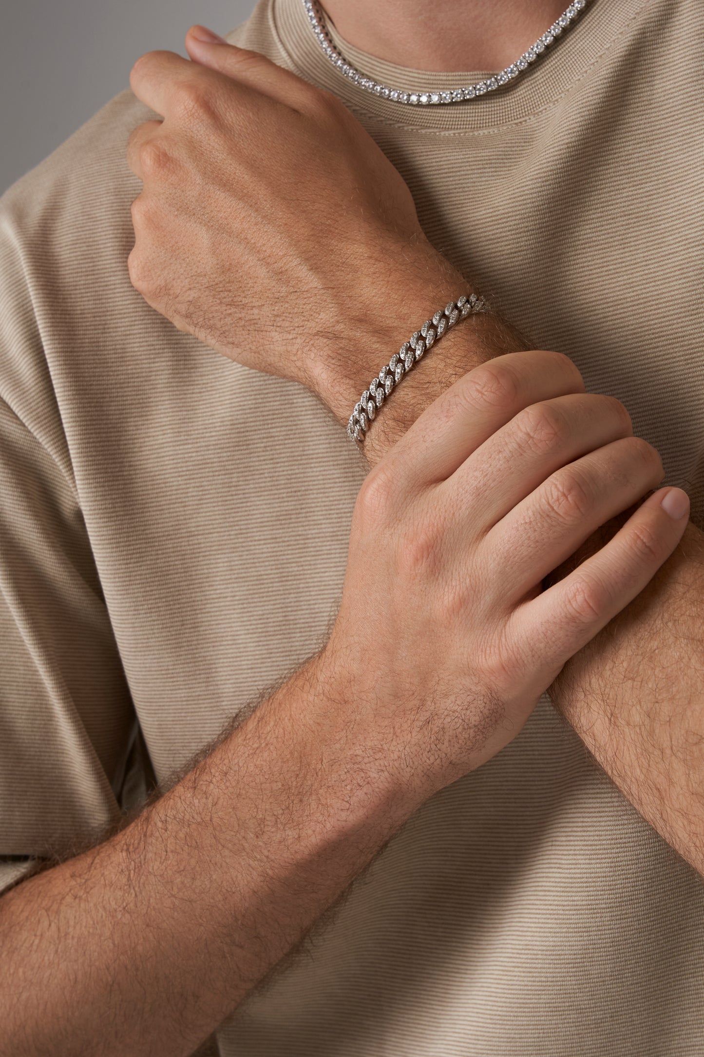 Cuban Moissanite Bracelet