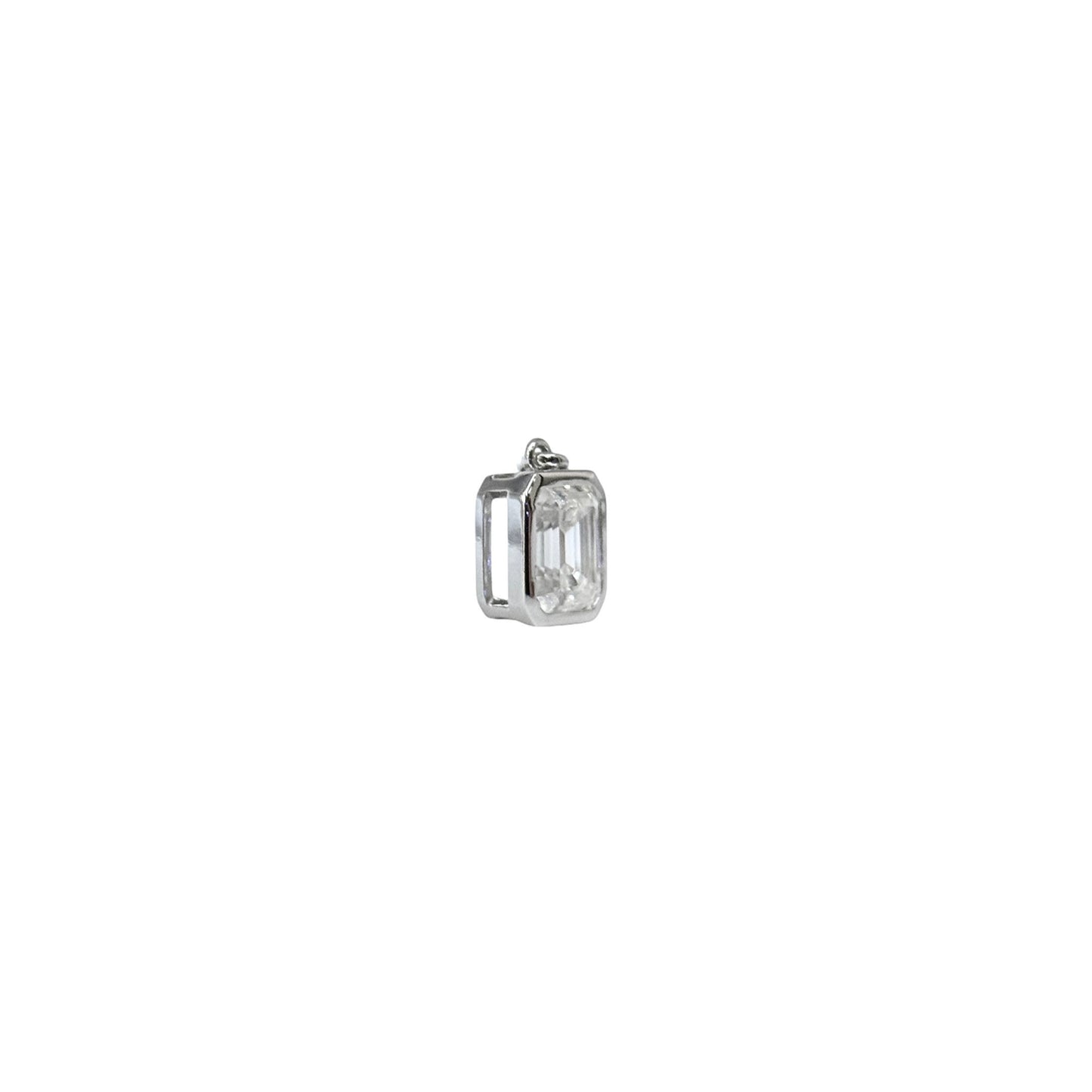 Bubble Emerald Pendant Necklace