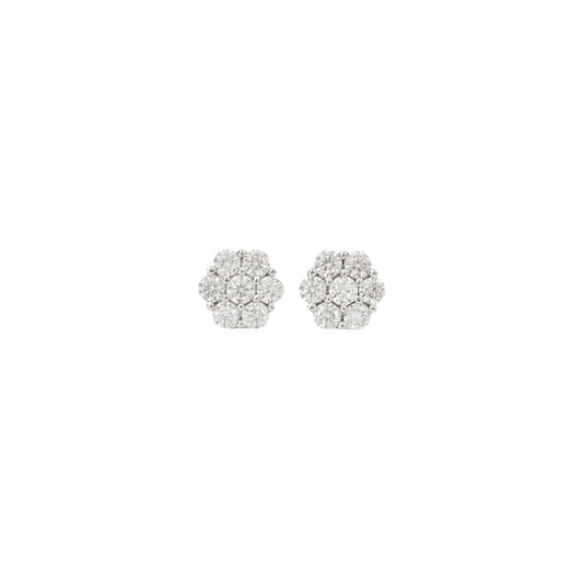 Moonflower Moissanite Earrings