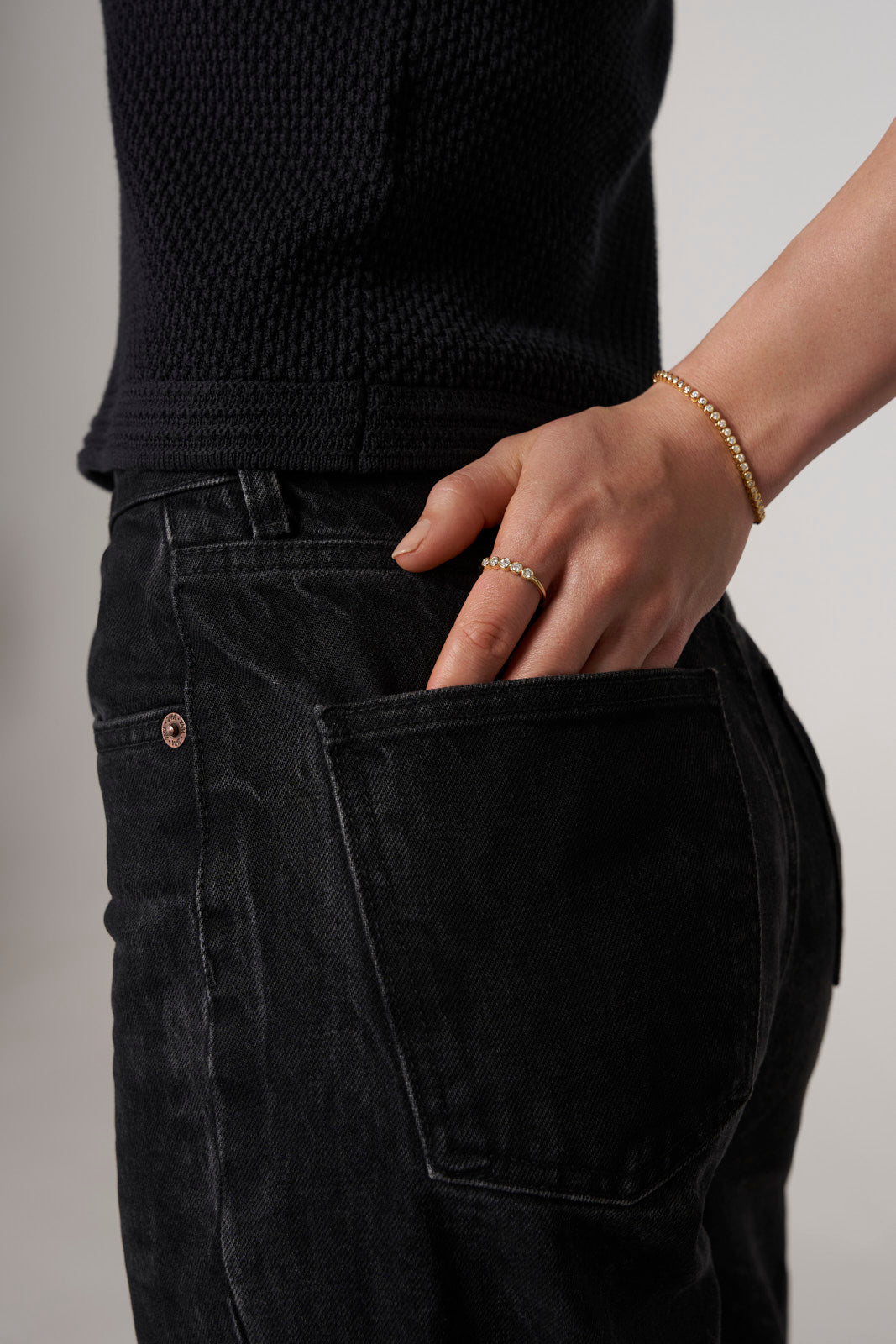 YG Bubble Half Eternity Band