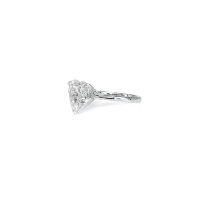 Heart Moissanite Ring