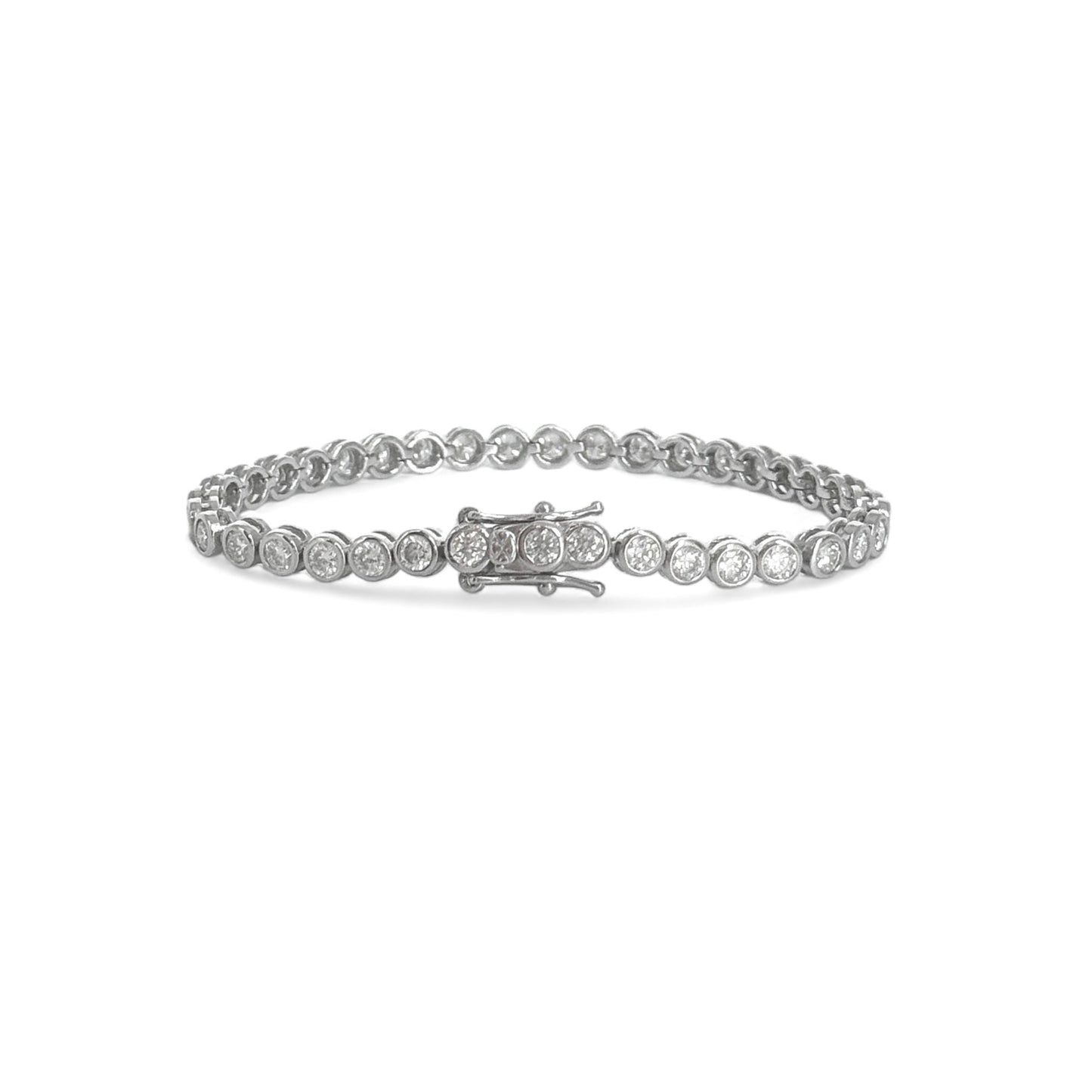 Bubble Tennis Moissanite Bracelet