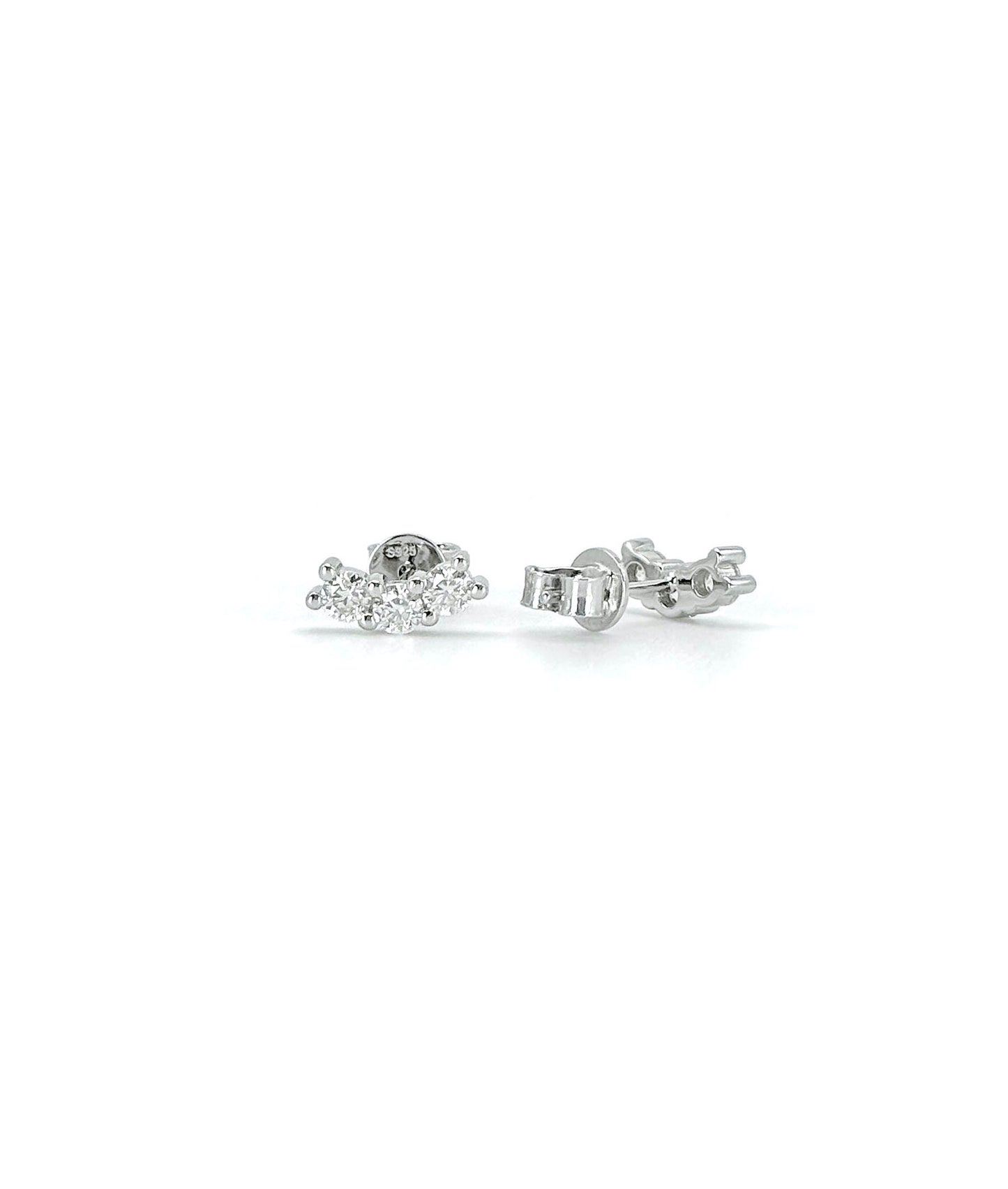 Cluster Moissanite Earrings