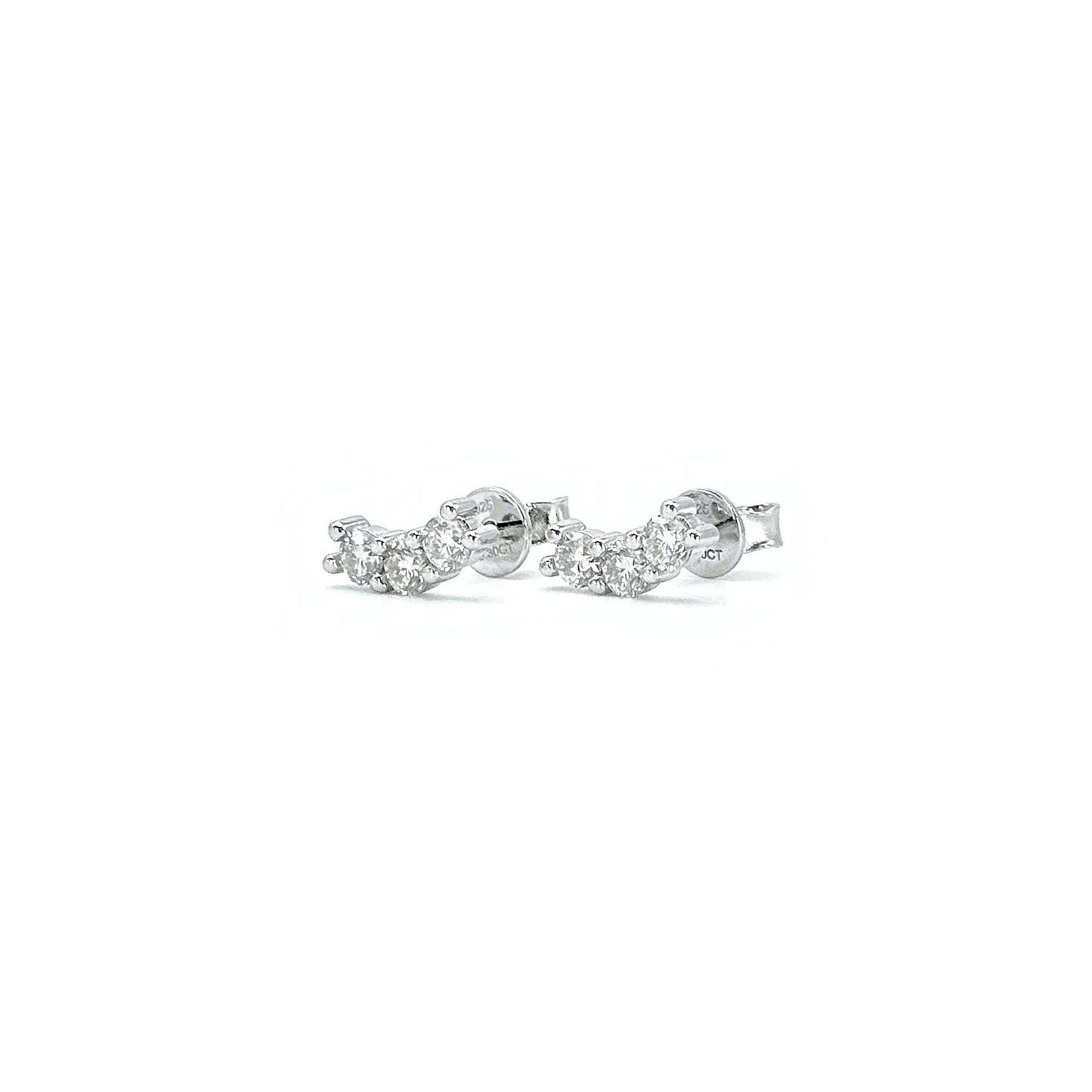 Cluster Moissanite Earrings