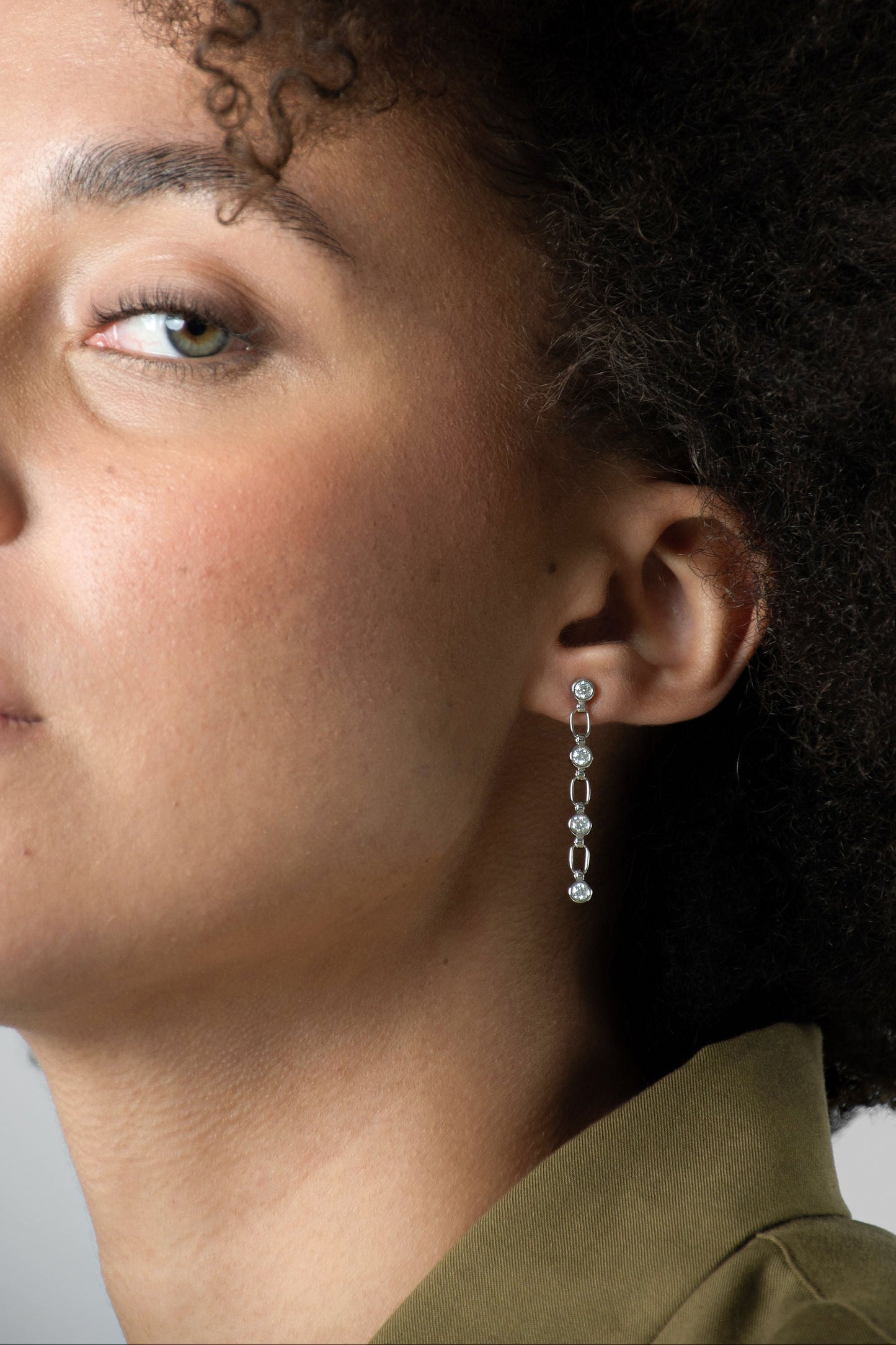 Bubble Trombone Drop Earrings