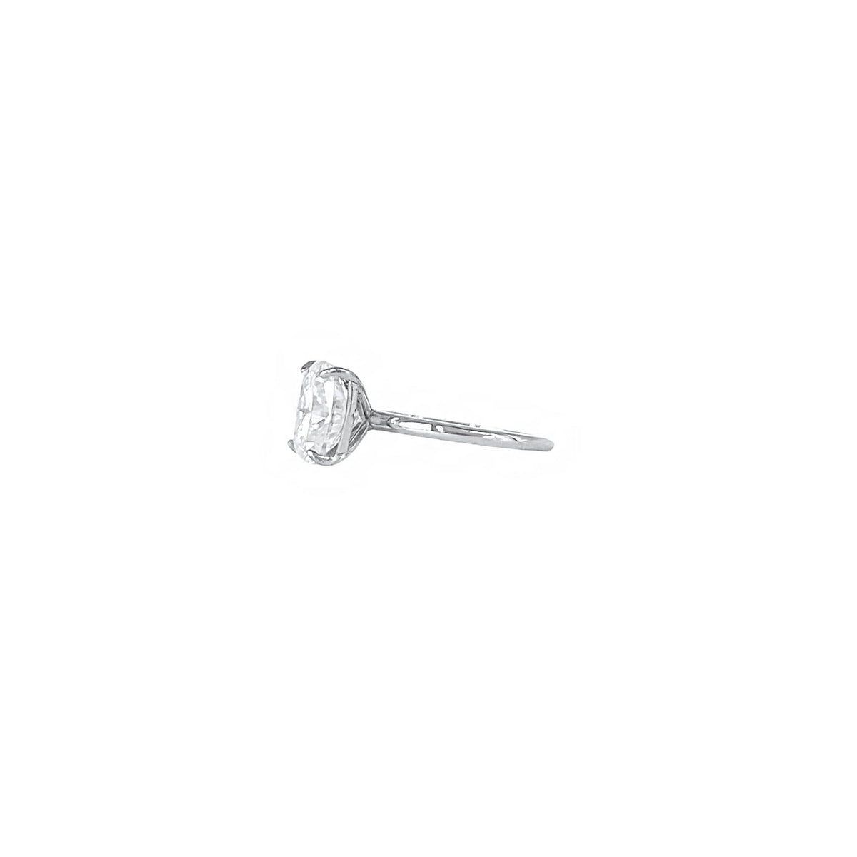 The Vault - 4CT Elongated Cushion Cut Moissanite Ring