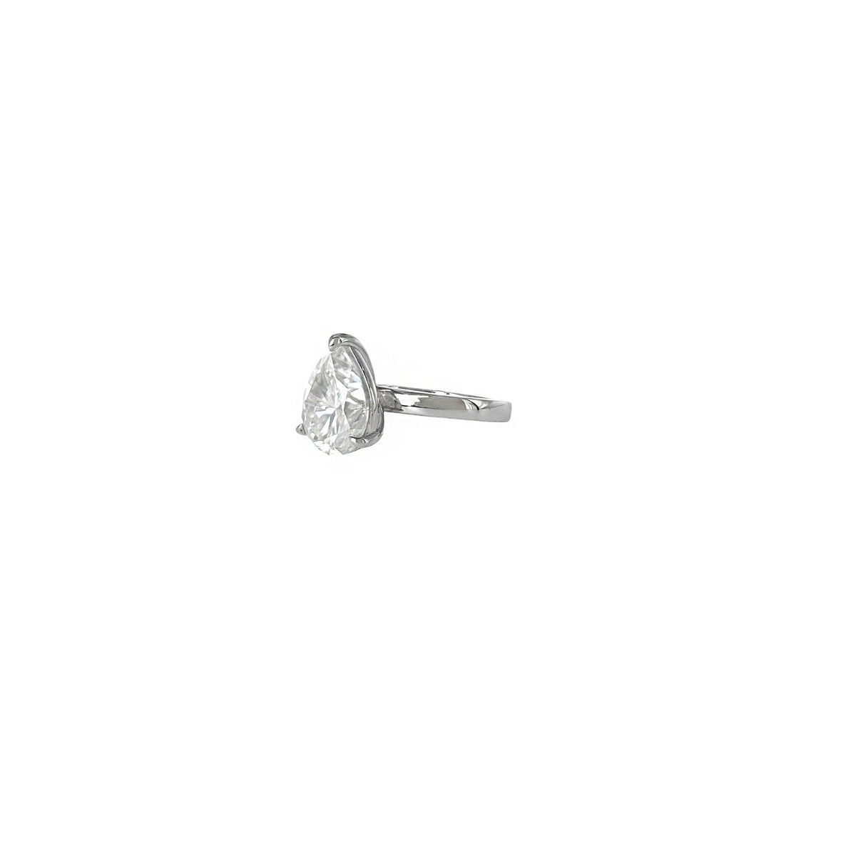 The Vault - 4.5CT Pear Cut Moissanite Ring