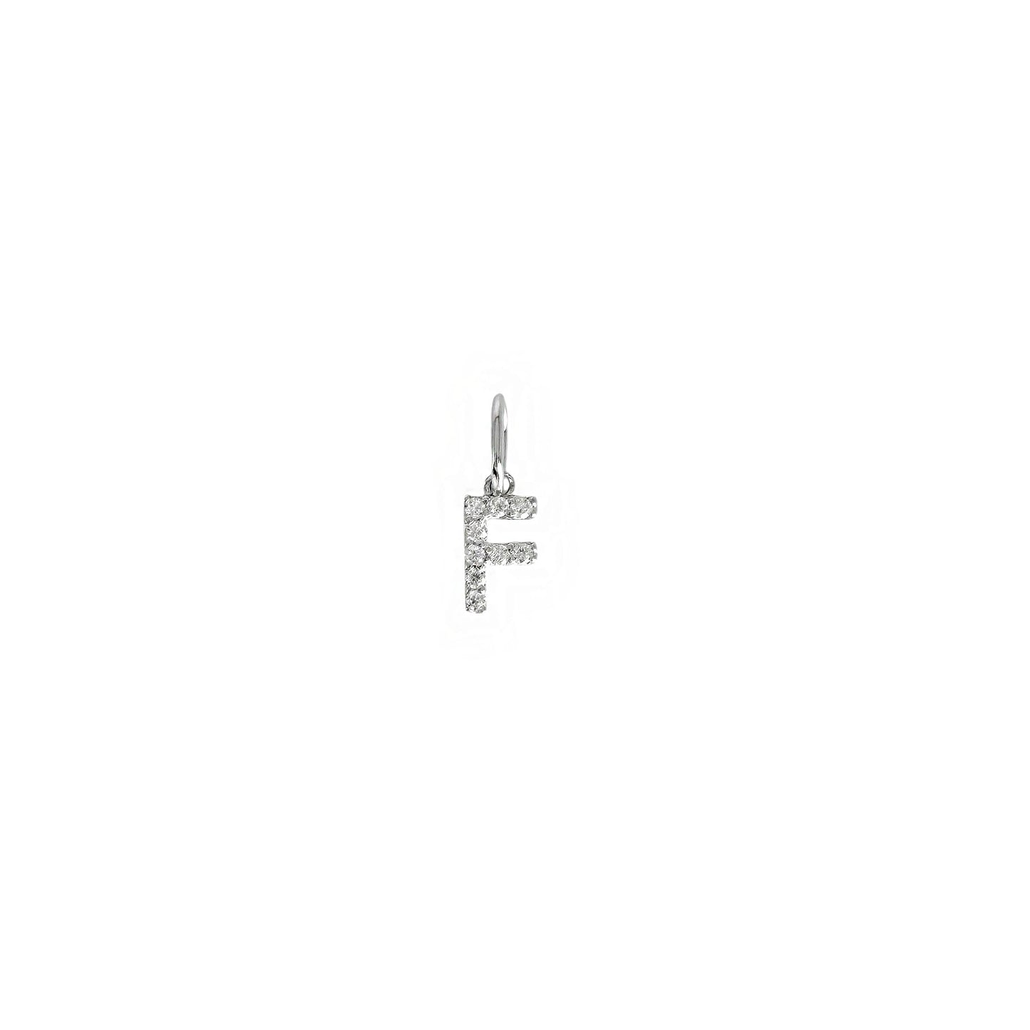 Letter Moissanite Pendant Necklace