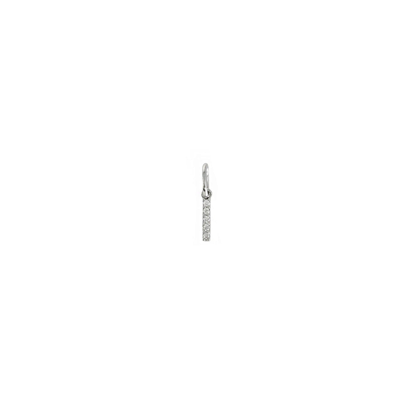 Letter Moissanite Pendant Necklace