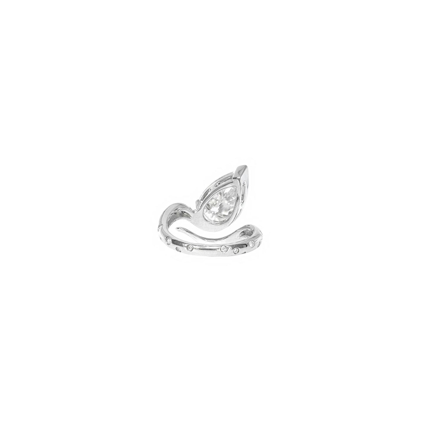 Ouroboros Pear Moissanite Ring - Limited Edition