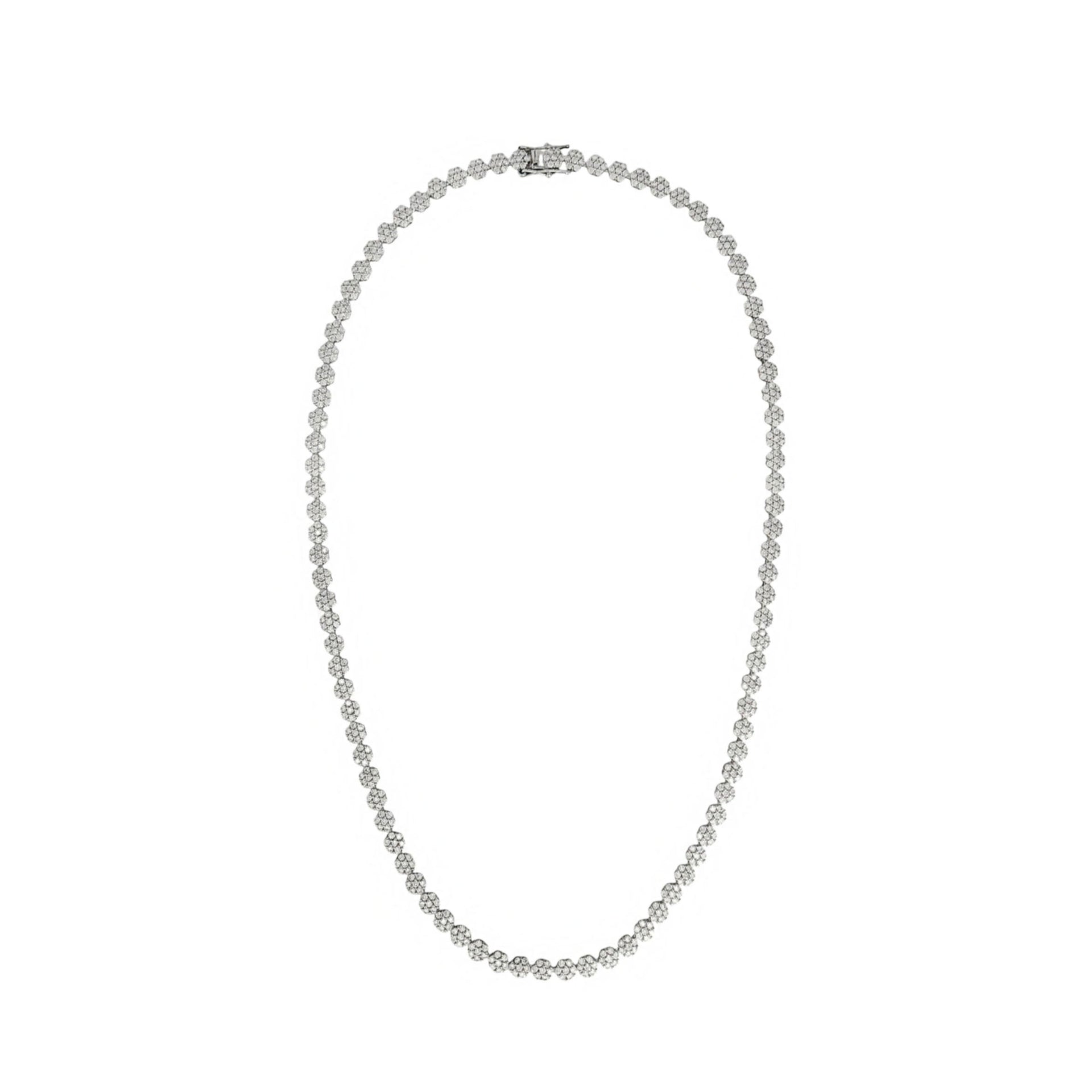Moonflower Moissanite Necklace