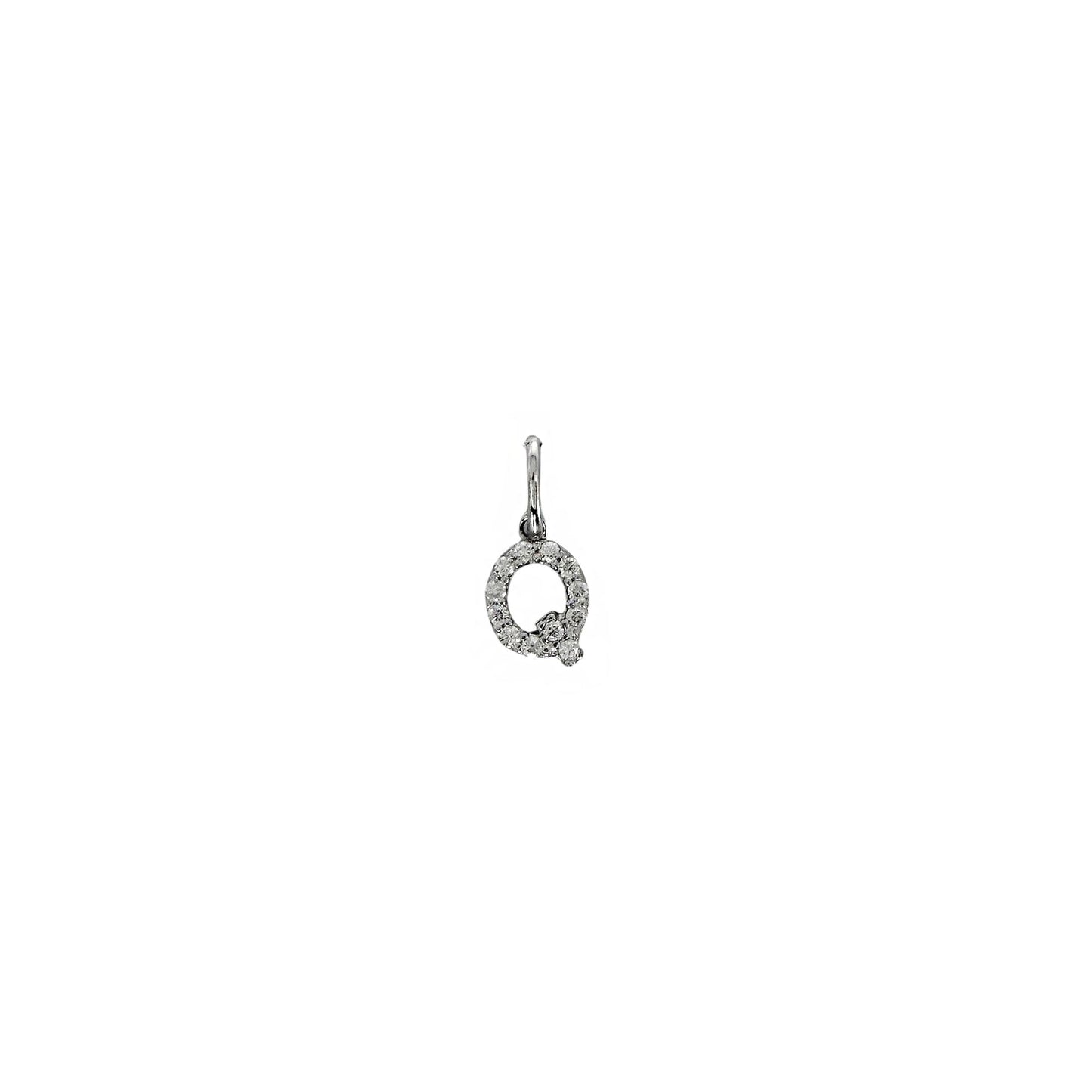 Letter Moissanite Pendant Necklace