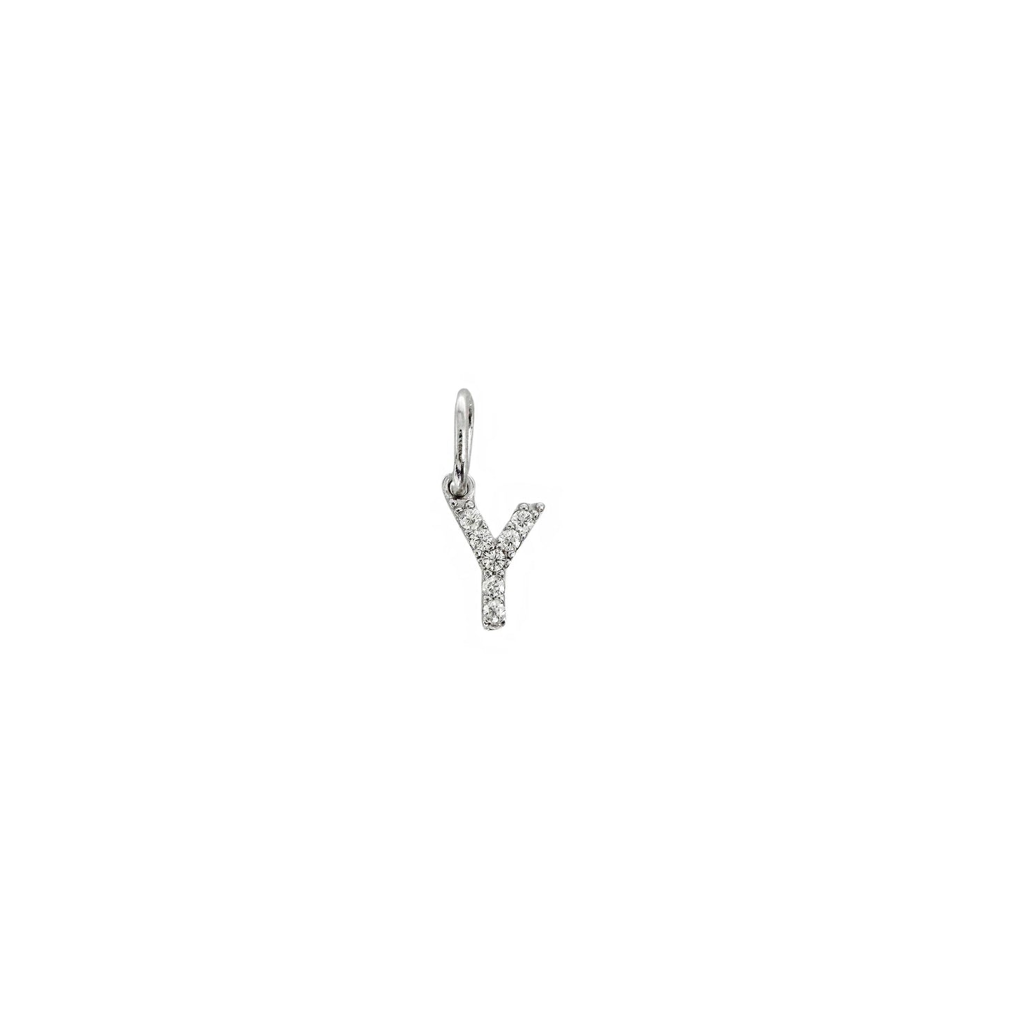 Letter Moissanite Pendant Necklace