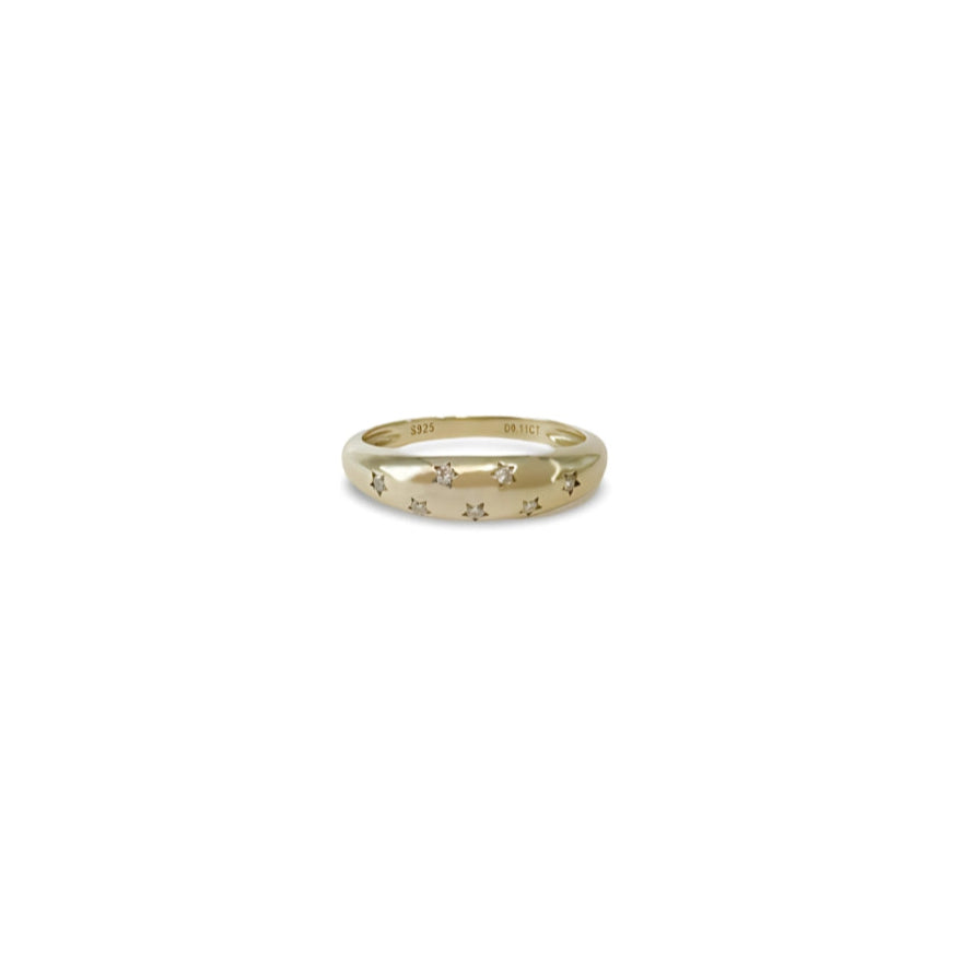 Estrellita Moissanite Ring