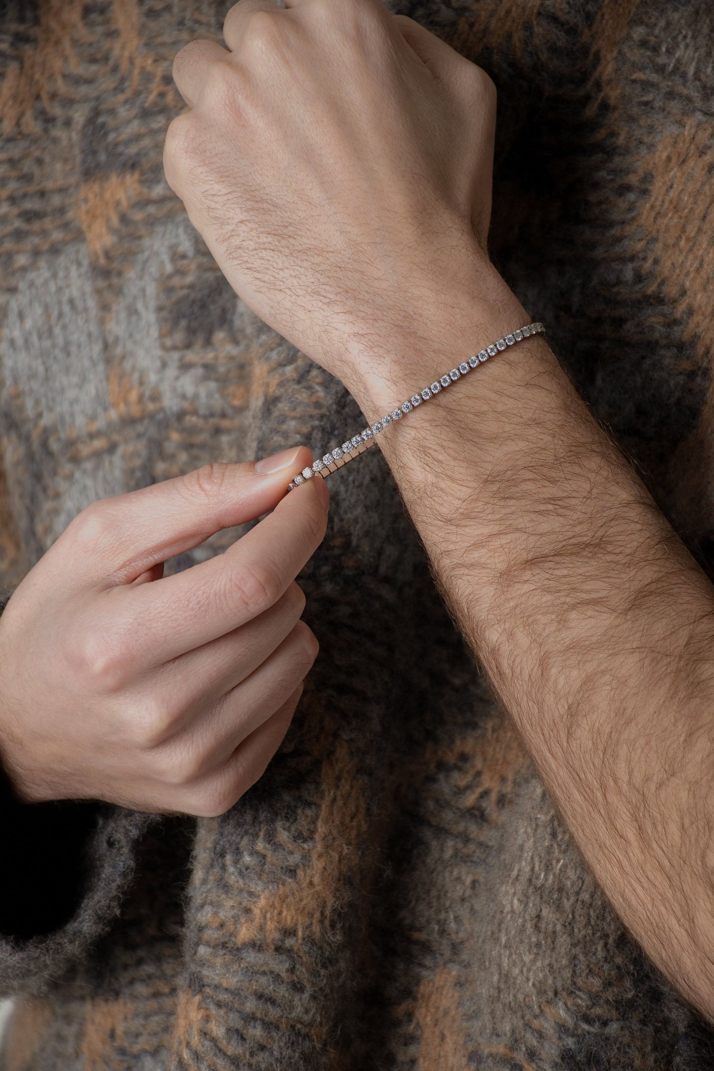 Flex Moissanite Tennis Bracelet