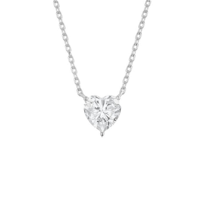 Heart Moissanite Necklace