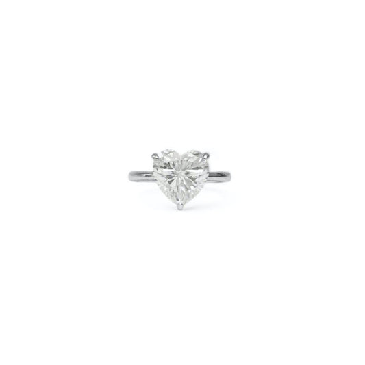 Heart Moissanite Ring