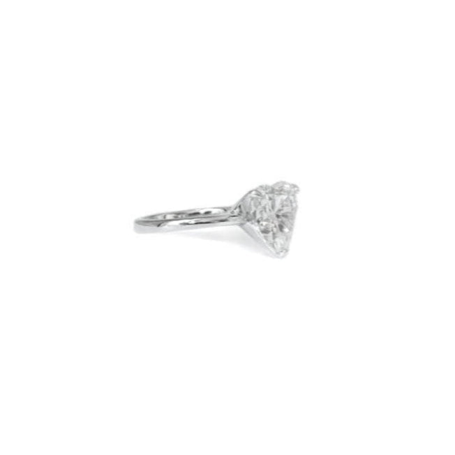 Heart Moissanite Ring