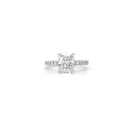 Radiant Cut Moissanite Ring