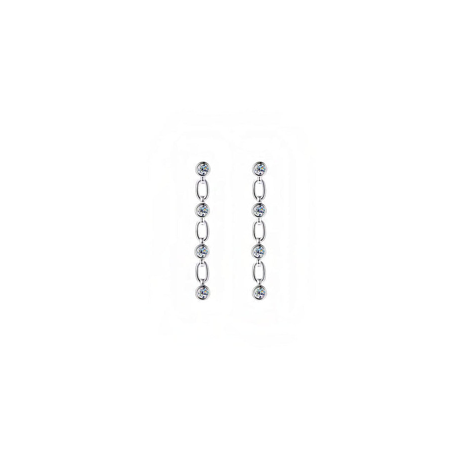 Bubble Trombone Drop Earrings