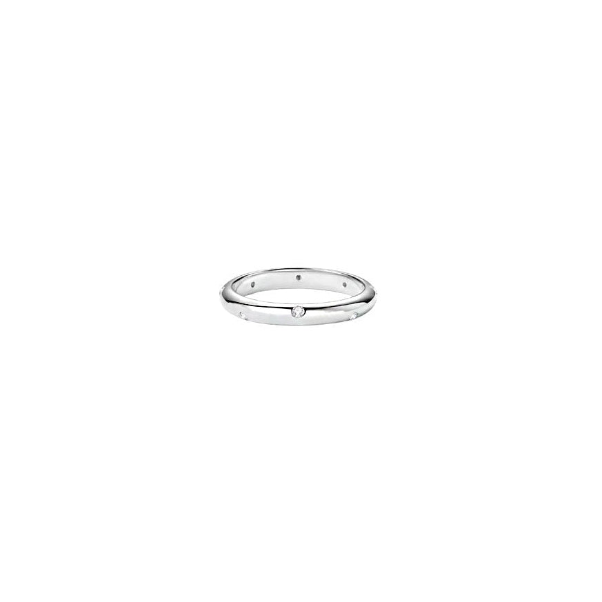 Halo Moissanite Band