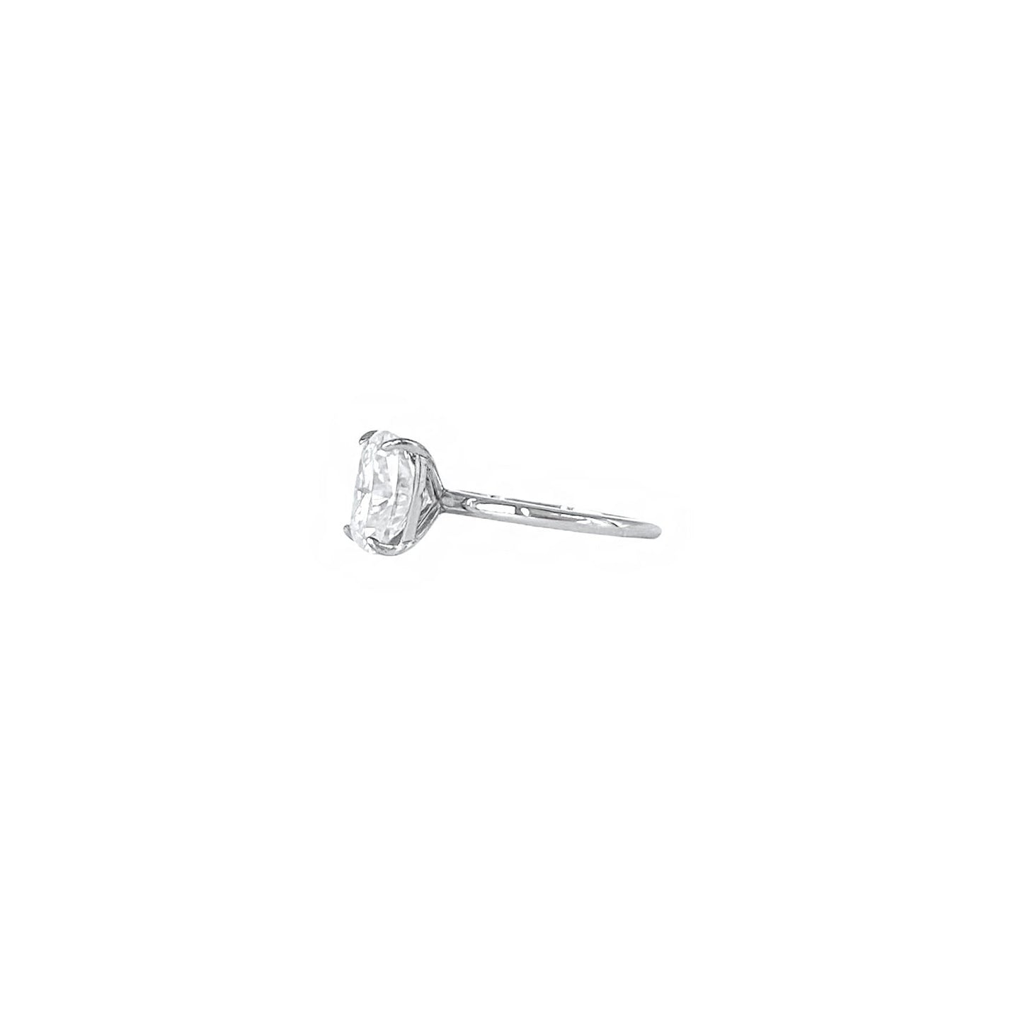 The Vault - 4CT Elongated Cushion Cut Moissanite Ring