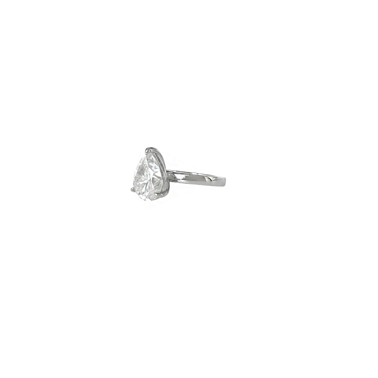 The Vault - 4.5CT Pear Cut Moissanite Ring
