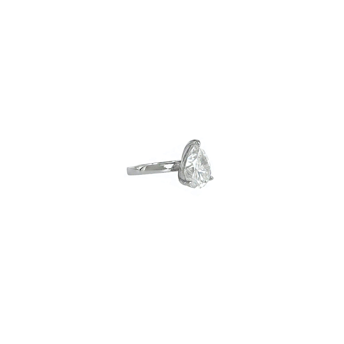 The Vault - 4.5CT Pear Cut Moissanite Ring